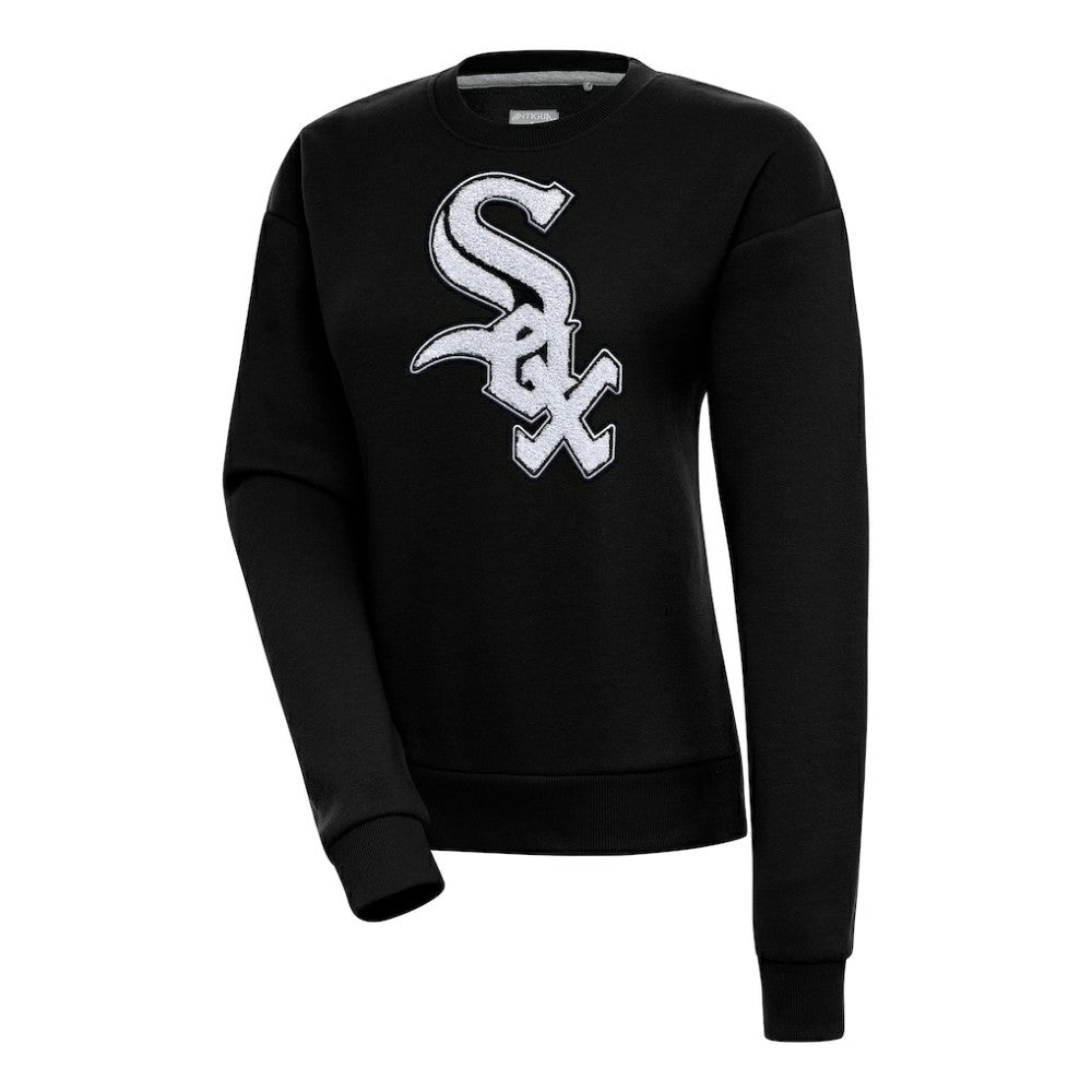 Chicago White Sox Antigua Women's Victory Chenille Pullover Sweatshirt Lifestyle