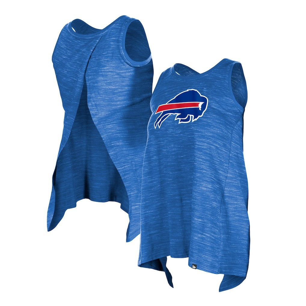 Buffalo Bills New Era Women's Plus Size Space Dye Active Tank Top Royal - NFL