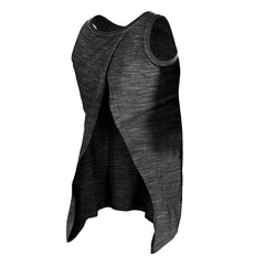 Las Vegas Raiders New Era Women's Plus Size Space Dye Active Tank Top Black - NFL