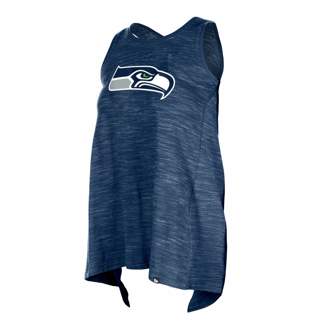 Seattle Seahawks New Era Women's Plus Size Space Dye Active Tank Top College Navy - NFL