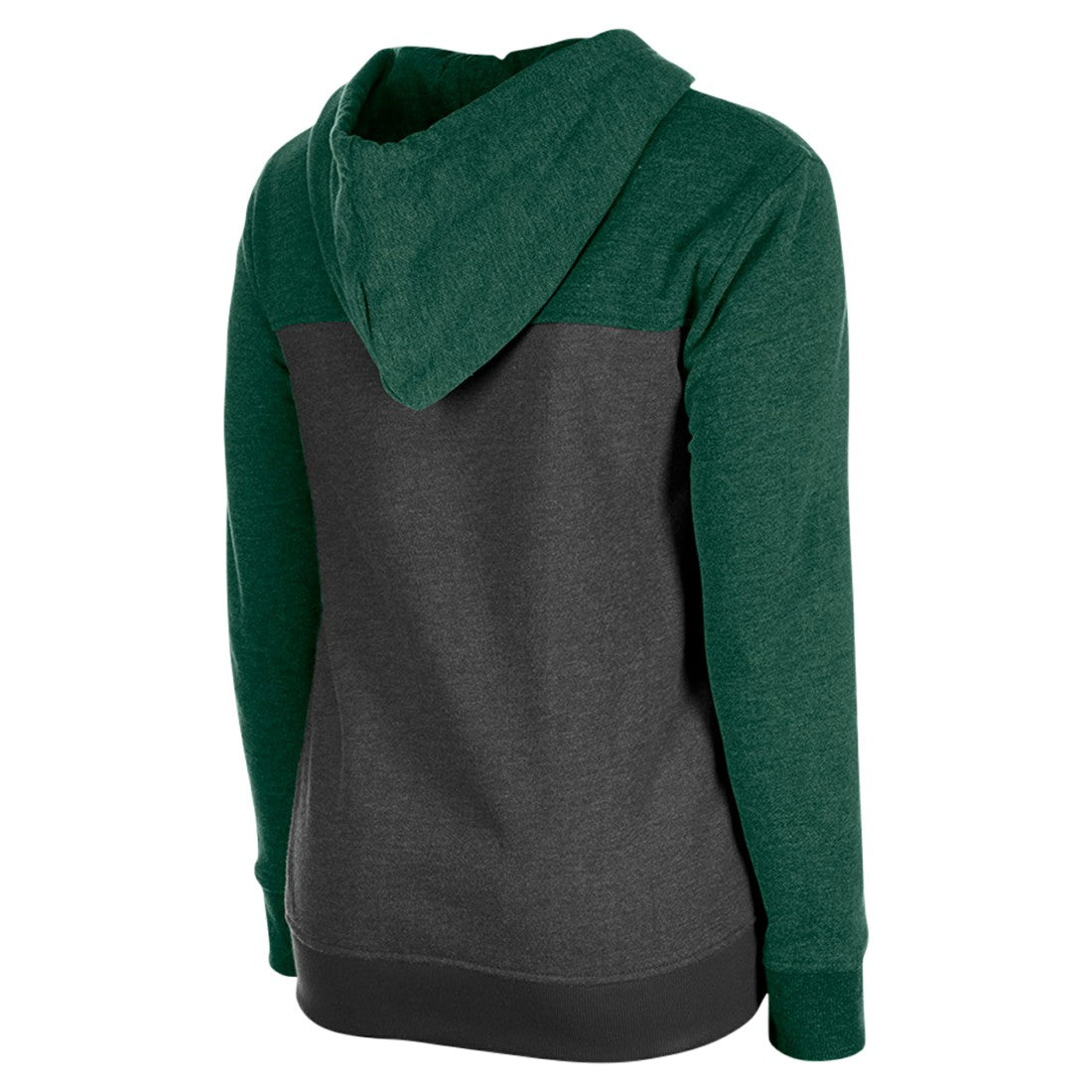 New York Jets New Era Women's Color-Block Full-Zip Hoodie Green - NFL