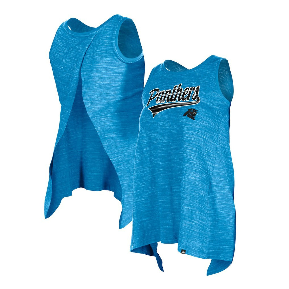 Carolina Panthers New Era Women's Space Dye Active Tank Top Blue - NFL