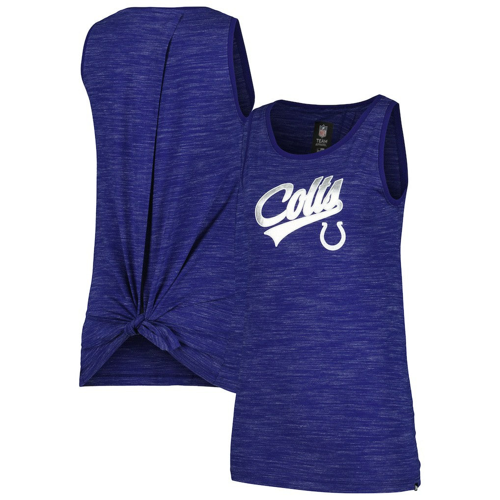 Indianapolis Colts New Era Women's Space Dye Active Tank Top Royal - NFL