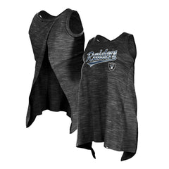 Las Vegas Raiders New Era Women's Space Dye Active Tank Top Black - NFL