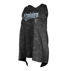 Las Vegas Raiders New Era Women's Space Dye Active Tank Top Black - NFL