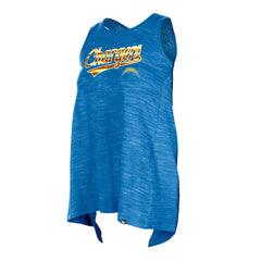 Los Angeles Chargers New Era Women's Space Dye Active Tank Top Powder Blue - NFL
