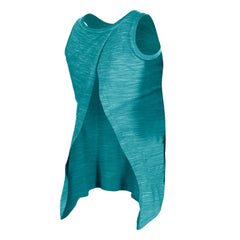 Miami Dolphins New Era Women's Space Dye Active Tank Top Aqua - NFL