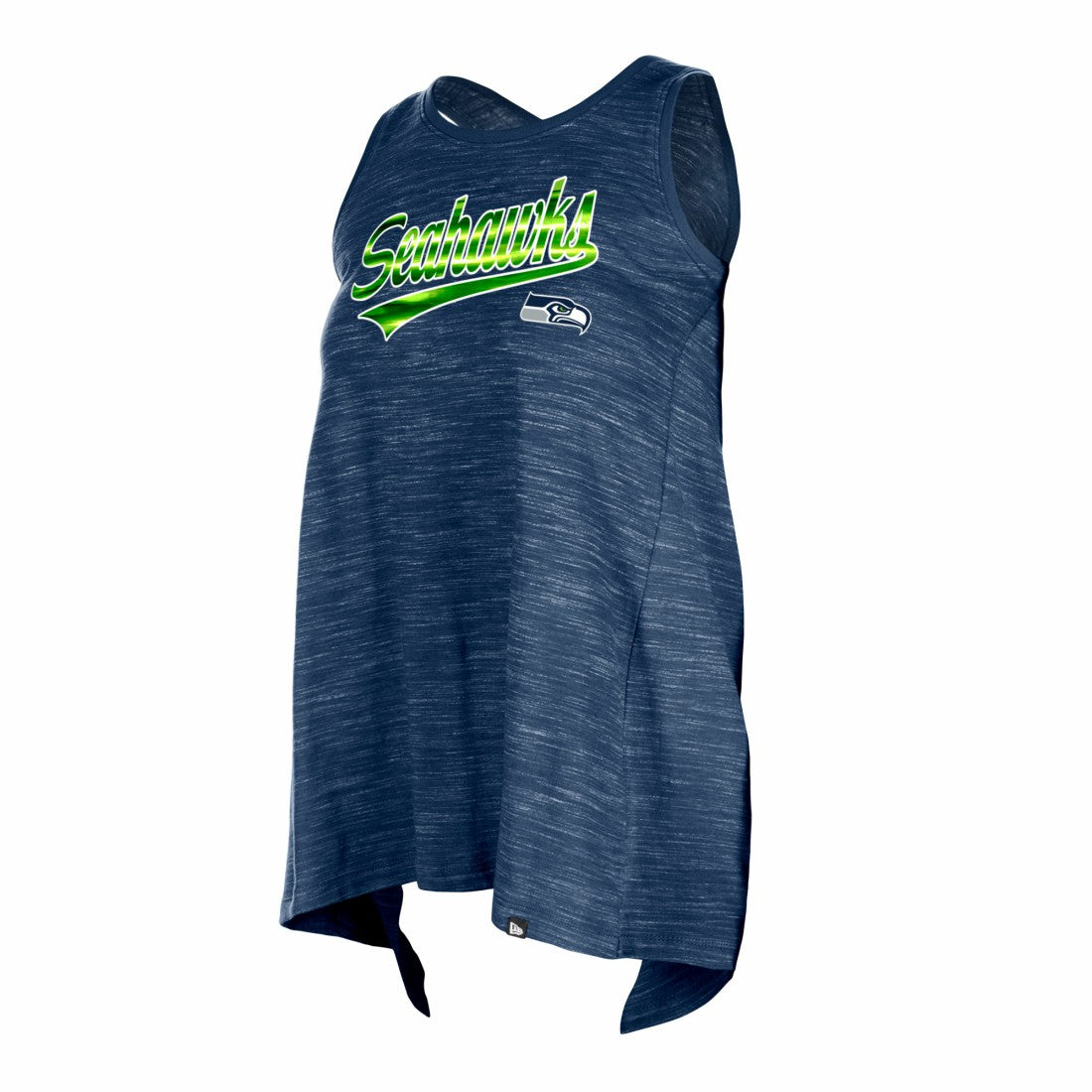 Seattle Seahawks New Era Women's Space Dye Active Tank Top College Navy - NFL