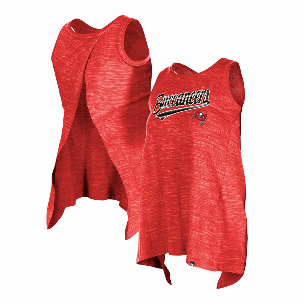 Tampa Bay Buccaneers New Era Women's Space Dye Active Tank Top Red - NFL