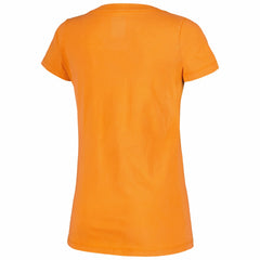 Cincinnati Bengals New Era Women's Enzyme Wash Low V-Neck T-Shirt Orange - NFL