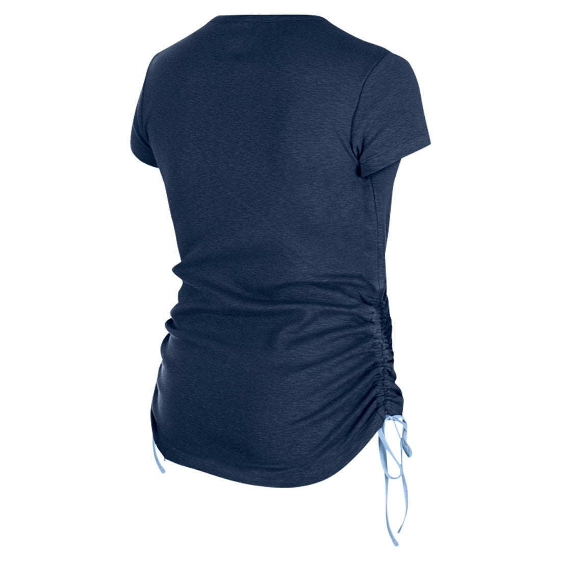 Tennessee Titans New Era Women's Ruched Side T-Shirt Navy - NFL
