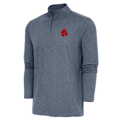 Boston Red Sox Antigua Hunk Quarter-Zip Pullover Top Clearance