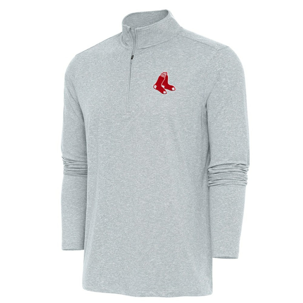 Boston Red Sox Antigua Hunk Quarter-Zip Pullover Top Online