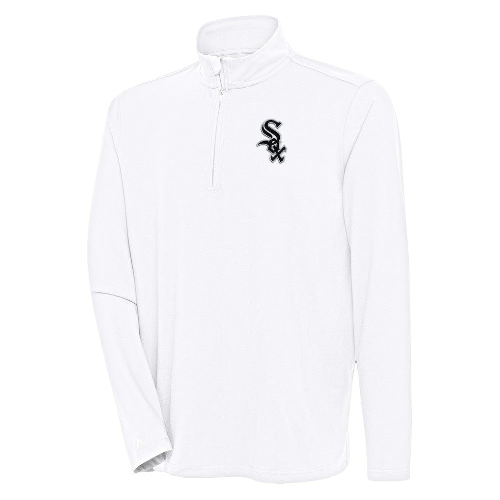 Chicago White Sox Antigua Hunk Quarter-Zip Pullover Top Sale