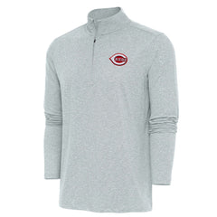 Cincinnati Reds Antigua Hunk Quarter-Zip Pullover Top Online