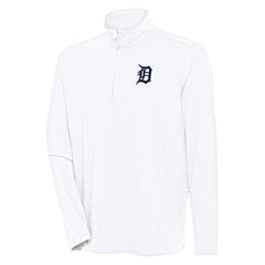 Detroit Tigers Antigua Hunk Quarter-Zip Pullover Top Online
