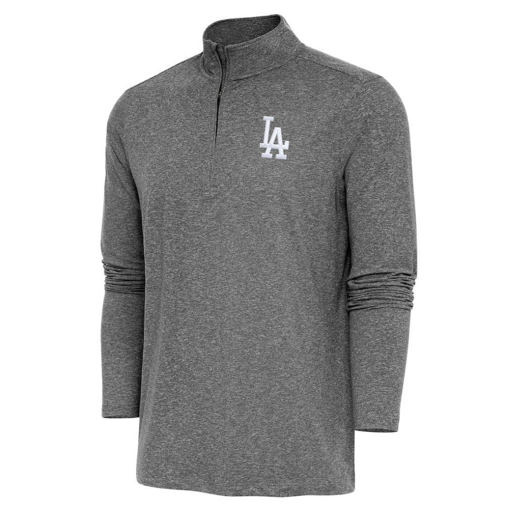 Los Angeles Dodgers Antigua Hunk Quarter-Zip Pullover Top Clearance