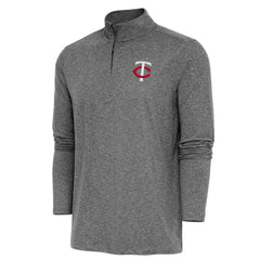 Minnesota Twins Antigua Hunk Quarter-Zip Pullover Top Clearance