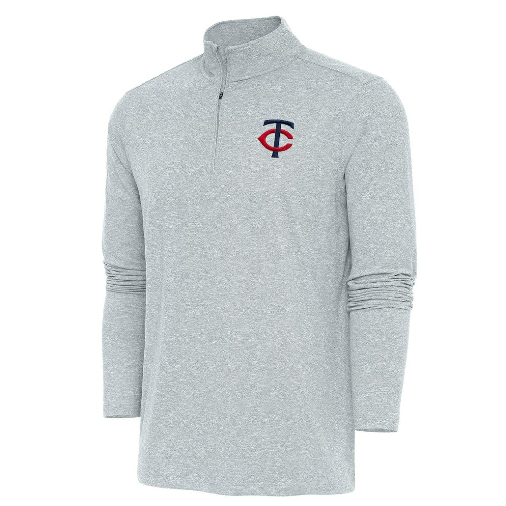 Minnesota Twins Antigua Hunk Quarter-Zip Pullover Top Online