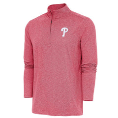 Philadelphia Phillies Antigua Hunk Quarter-Zip Pullover Top for sale