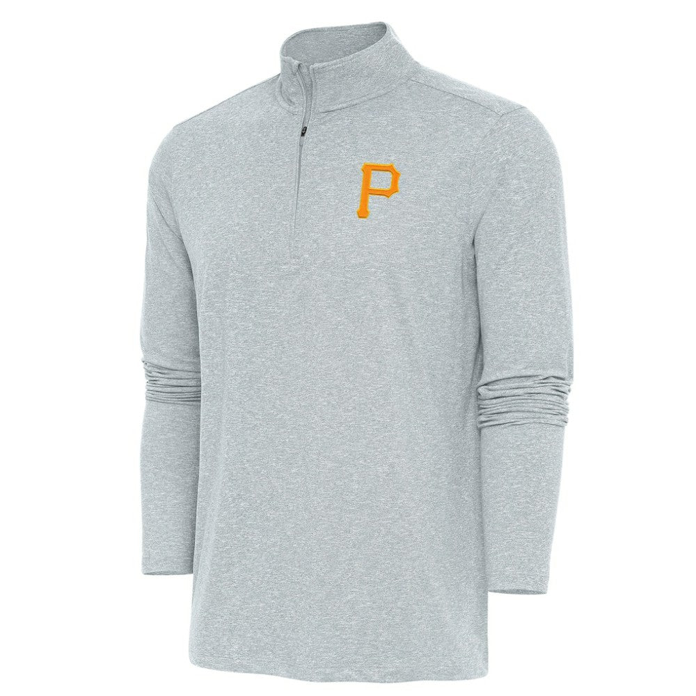Pittsburgh Pirates Antigua Hunk Quarter-Zip Pullover Top Lifestyle