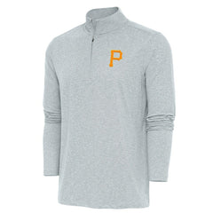 Pittsburgh Pirates Antigua Hunk Quarter-Zip Pullover Top Lifestyle