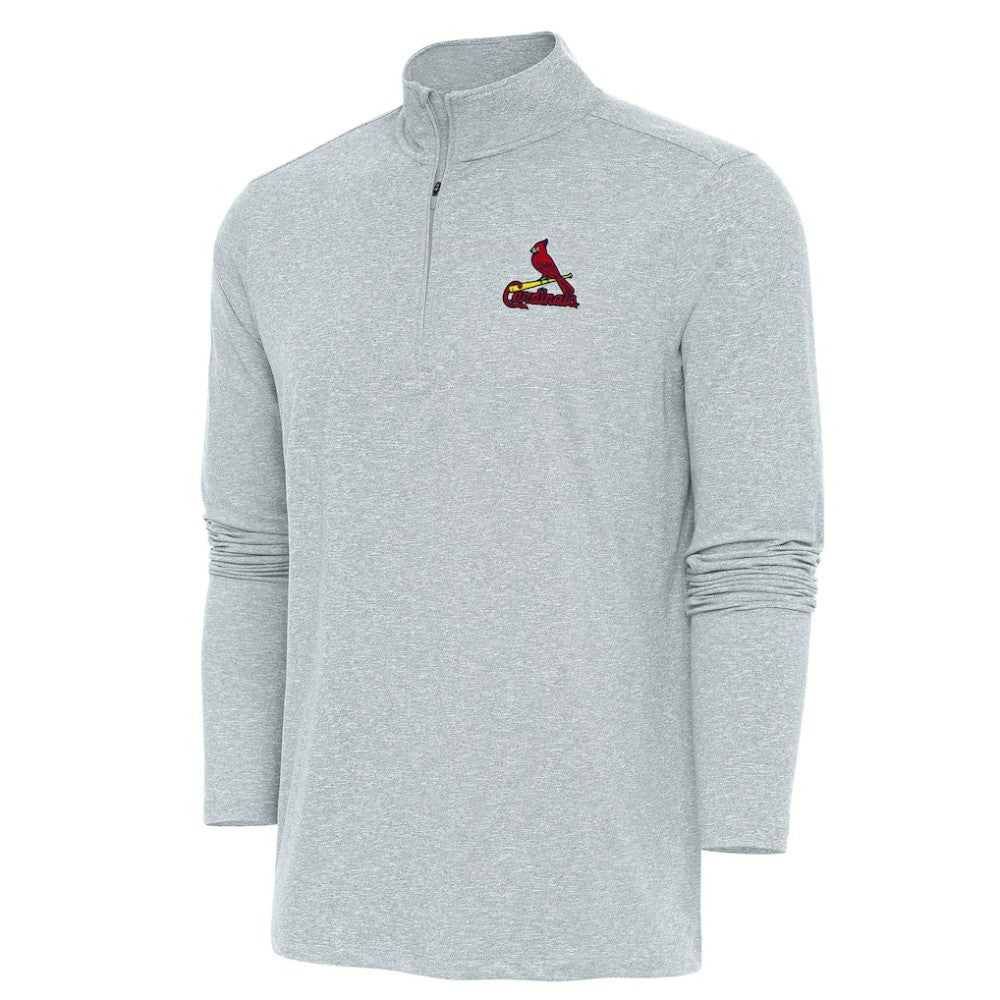 St. Louis Cardinals Antigua Hunk Quarter-Zip Pullover Top Online