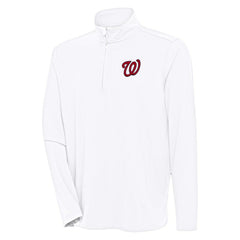 Washington Nationals Antigua Hunk Quarter-Zip Pullover Top Near Me