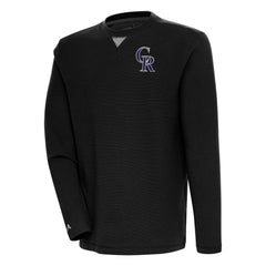 Colorado Rockies Antigua Flier Bunker Pullover Sweatshirt Sale