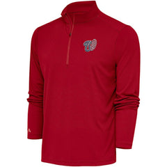 Washington Nationals Antigua Patriotic Tribute Quarter-Zip Pullover Top On Sale