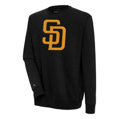 San Diego Padres Antigua Victory Crewneck Chenille Pullover Sweatshirt for sale