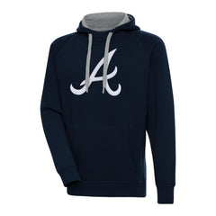 Atlanta Braves Antigua Victory Chenille Pullover Hoodie Online
