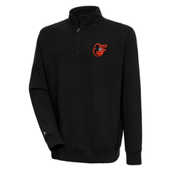 Baltimore Orioles Antigua Victory Quarter-Zip Pullover Top Lifestyle
