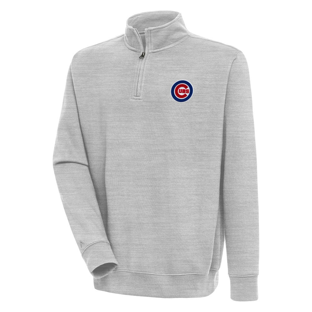 Chicago Cubs Antigua Victory Quarter-Zip Pullover Top Sale