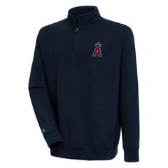 Los Angeles Angels Antigua Victory Quarter-Zip Pullover Top Online