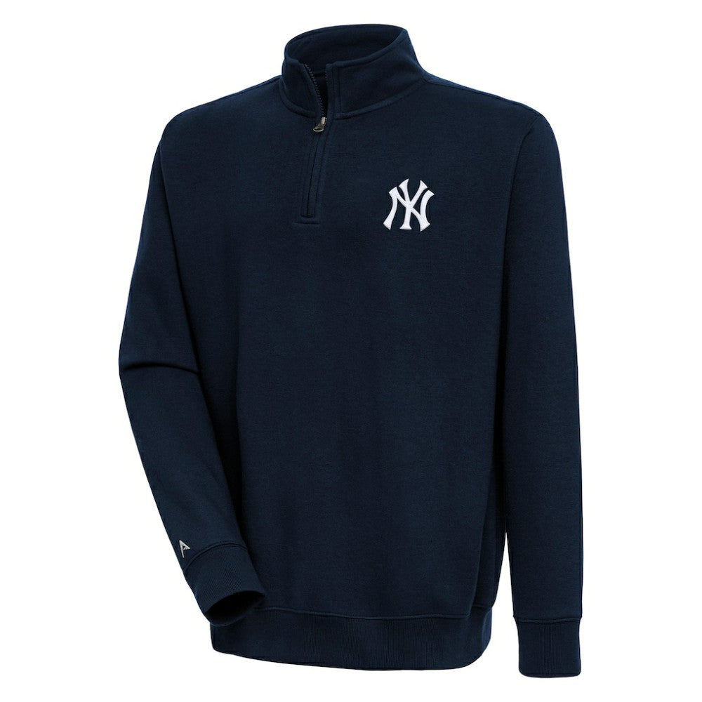 New York Yankees Antigua Victory Quarter-Zip Pullover Top Clearance
