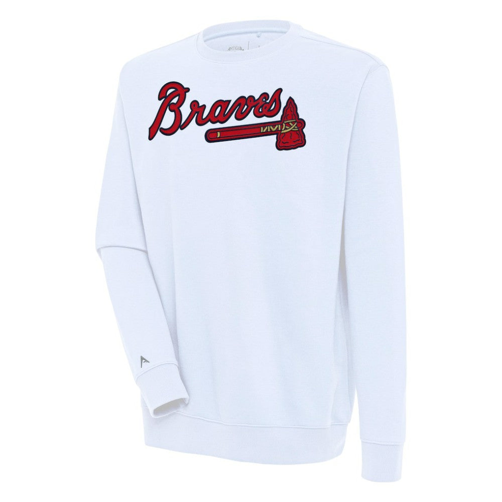 Atlanta Braves Antigua Victory Pullover Sweatshirt Near Me