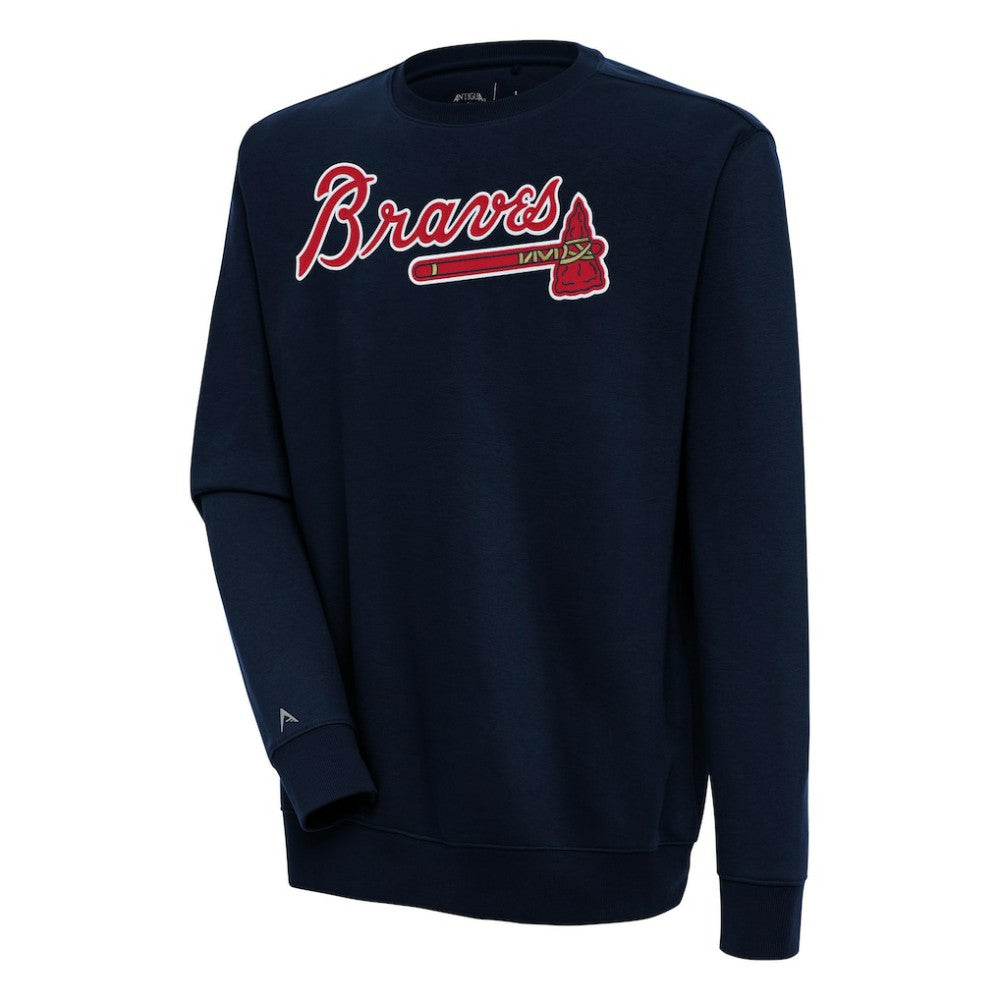 Atlanta Braves Antigua Victory Pullover Sweatshirt for sale