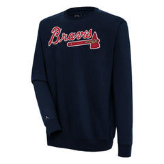 Atlanta Braves Antigua Victory Pullover Sweatshirt for sale