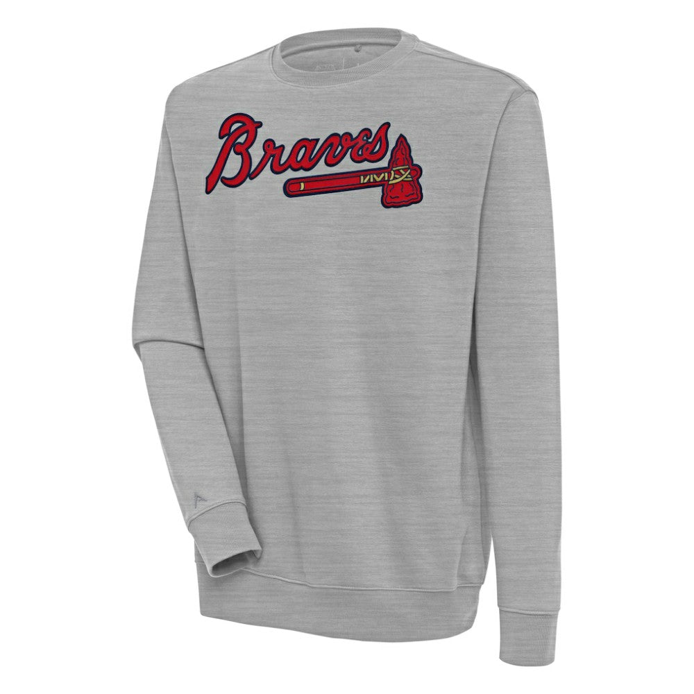 Atlanta Braves Antigua Victory Pullover Sweatshirt for sale