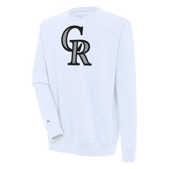 Colorado Rockies Antigua Victory Pullover Sweatshirt Online