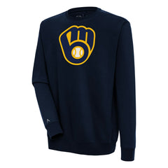 Milwaukee Brewers Antigua Victory Pullover Sweatshirt Online