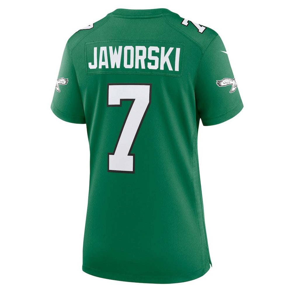 Ron Jaworski Philadelphia Eagles Women's Alternate Game Jersey Kelly Green - Nike