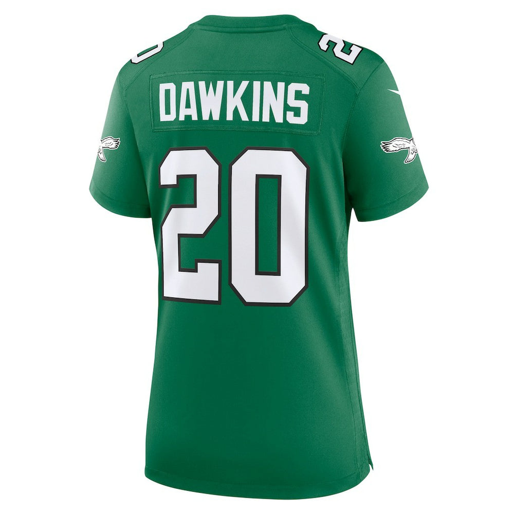 Brian Dawkins Philadelphia Eagles Women's Alternate Game Jersey Kelly Green - Nike