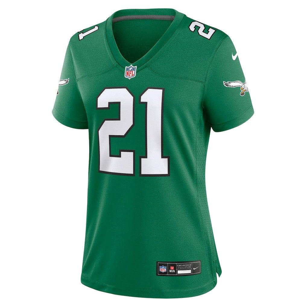 Eric Allen Philadelphia Eagles Women's Alternate Game Jersey Kelly Green - Nike