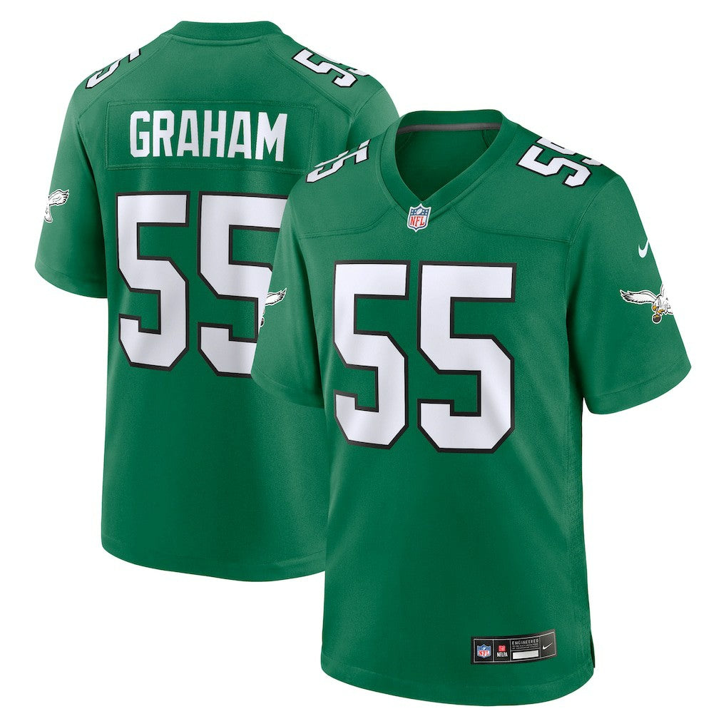 Brandon Graham Philadelphia Eagles Alternate Game Jersey Kelly Green - Nike