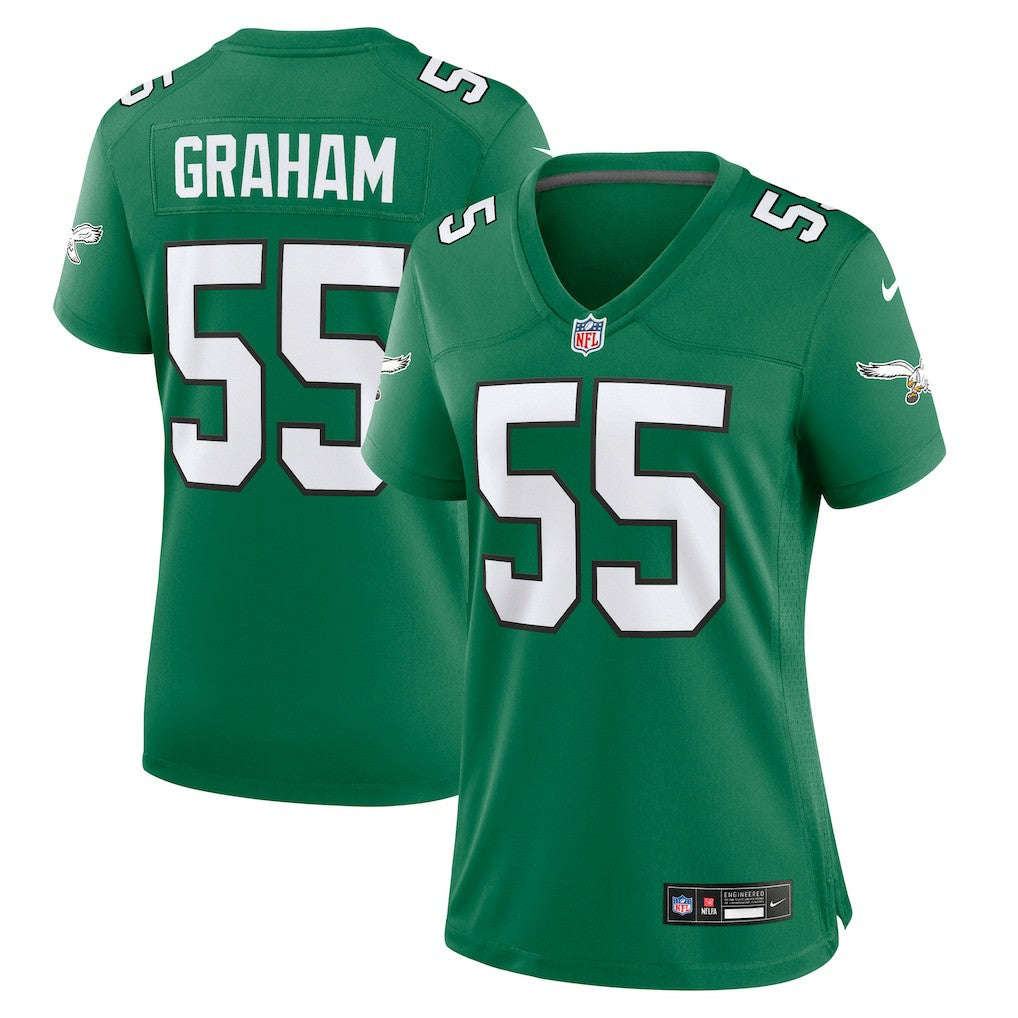 Brandon Graham Philadelphia Eagles Women's Alternate Game Jersey Kelly Green - Nike