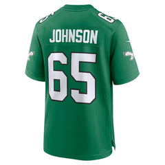 Lane Johnson Philadelphia Eagles Alternate Game Jersey Kelly Green - Nike