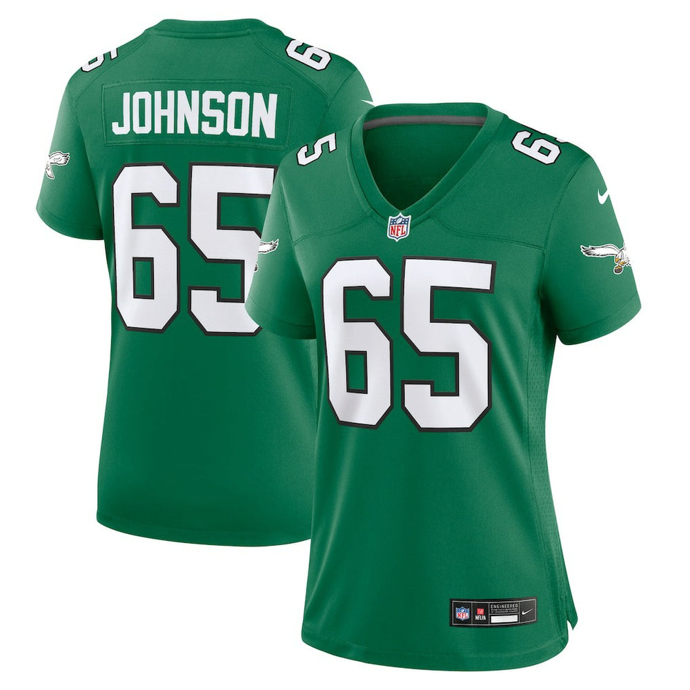 Lane Johnson Philadelphia Eagles Women's Alternate Game Jersey Kelly Green - Nike