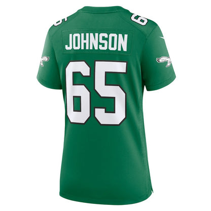 Lane Johnson Philadelphia Eagles Women's Alternate Game Jersey - Kelly Green | NFL Jerseys